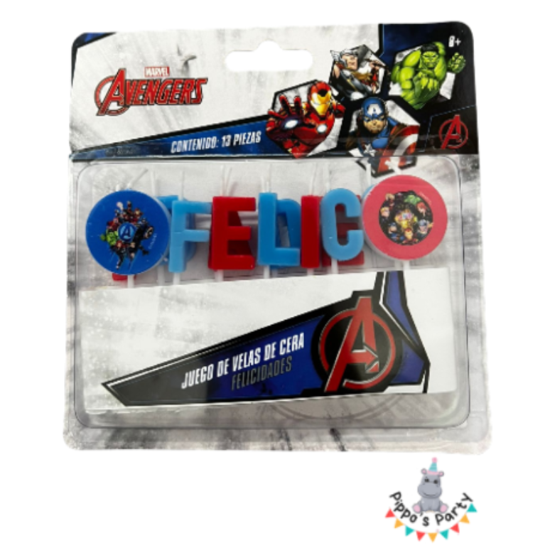 VELAS DE CERA FELICIDADES PARA NIÑO