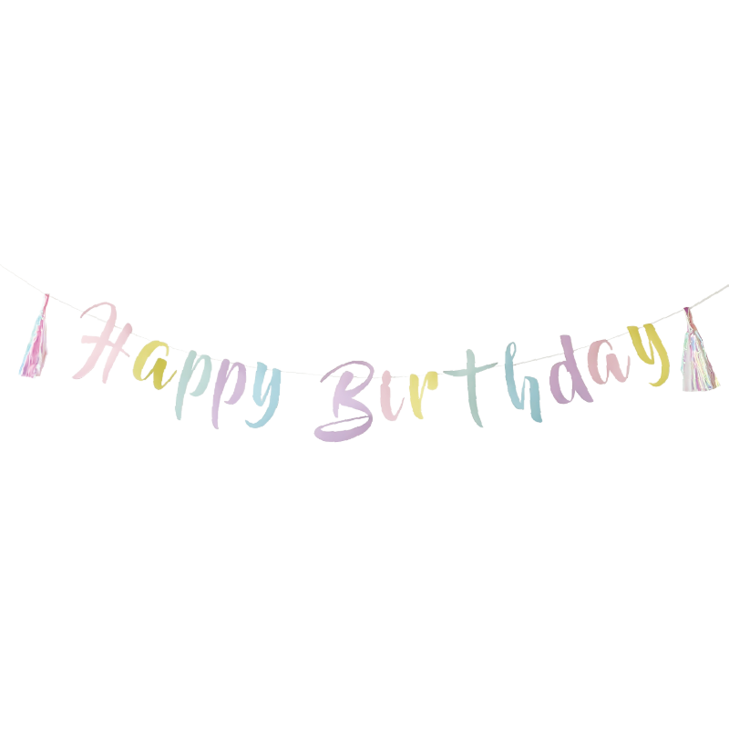 HAPPY BIRTHDAY BANNER ARCOIRIS