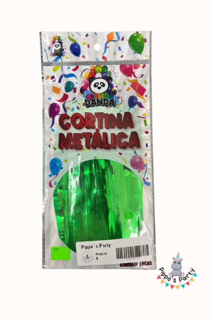 CORTINA METÁLICA VERDE