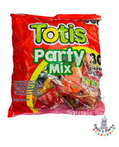 BOLSA TOTIS PARTY MIX 30 PIEZAS 