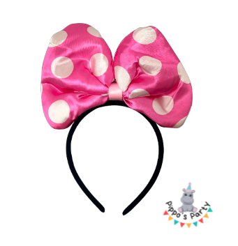 DIADEMA MOÑO MINNIE CON LUCES X1