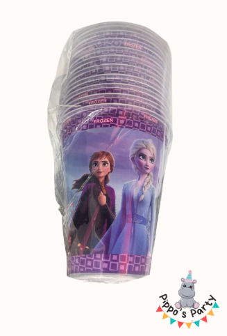 VASOS DE PLÁSTICO FROZEN X10