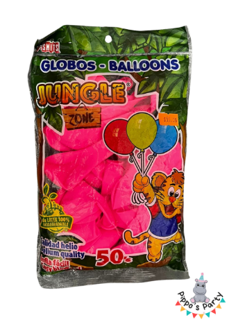 BOLSA DE GLOBOS CALIDAD HELIO 50 PIEZAS