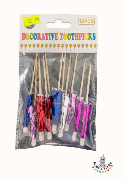 PALILLOS DECORATIVOS DE PASTEL 