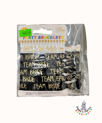 PULSERAS TEAM BRIDE X6