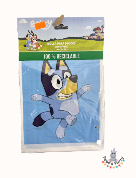 BOLSITAS PARA DULCES BLUEY X25