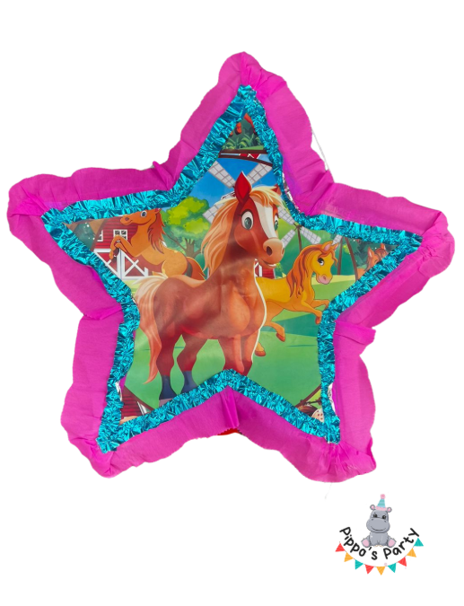 PIÑATA EN FORMA DE ESTRELLA PARA NIÑA