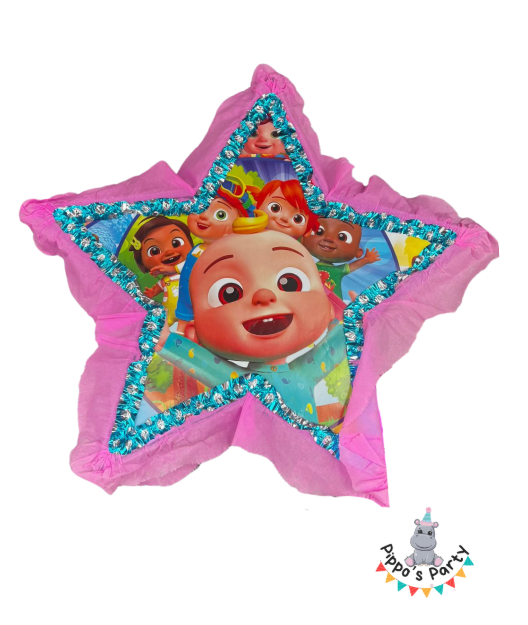 PIÑATA EN FORMA DE ESTRELLA PARA NIÑA