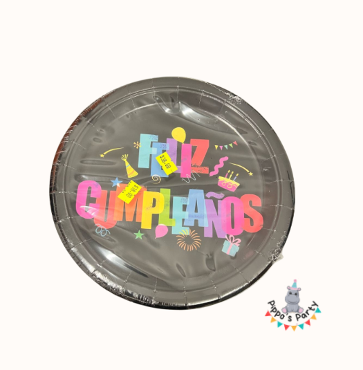 PLATOS FELIZ CUMPLEAÑOS