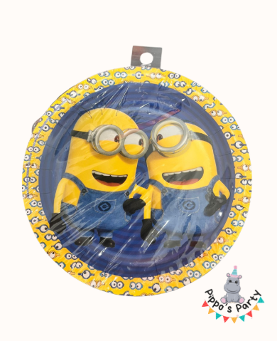 PLATOS DE CARTÓN MINIONS X10
