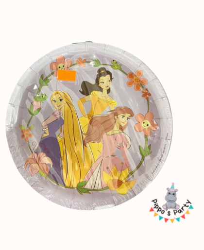 PLATOS DE CARTÓN PRINCESAS DISNEY X6