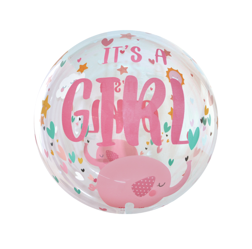 GLOBO BURBUJA IT´S A GIRL