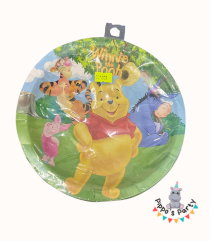 PLATOS DE CARTÓN WINNIE POOH X10