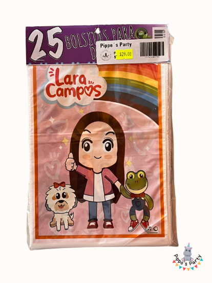 BOLSAS PARA DULCES LANA CAMPOS X25