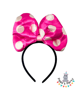 DIADEMA MOÑO MINNIE CON LUCES X1
