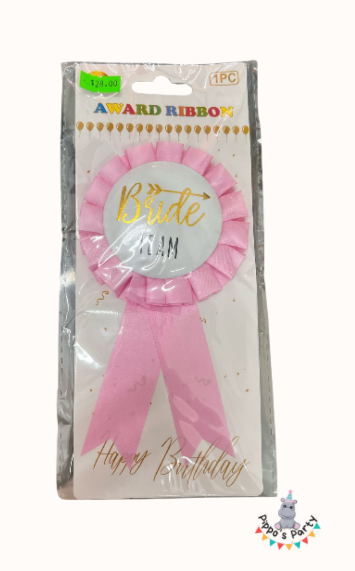 CINTA DE PREMIO BRIDE TEAM