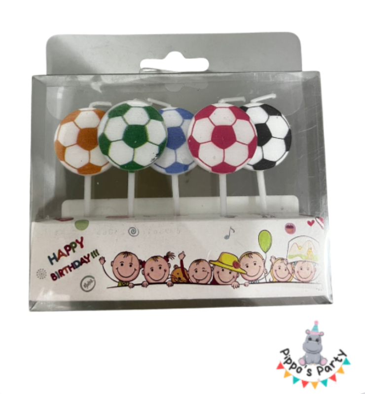 VELAS DE CUMPLEAÑOS FUTBOL