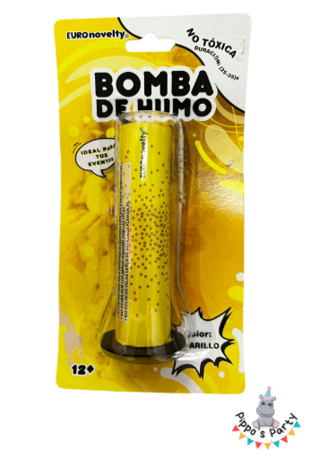 BOMBA DE HUMO COLOR AMARILLO
