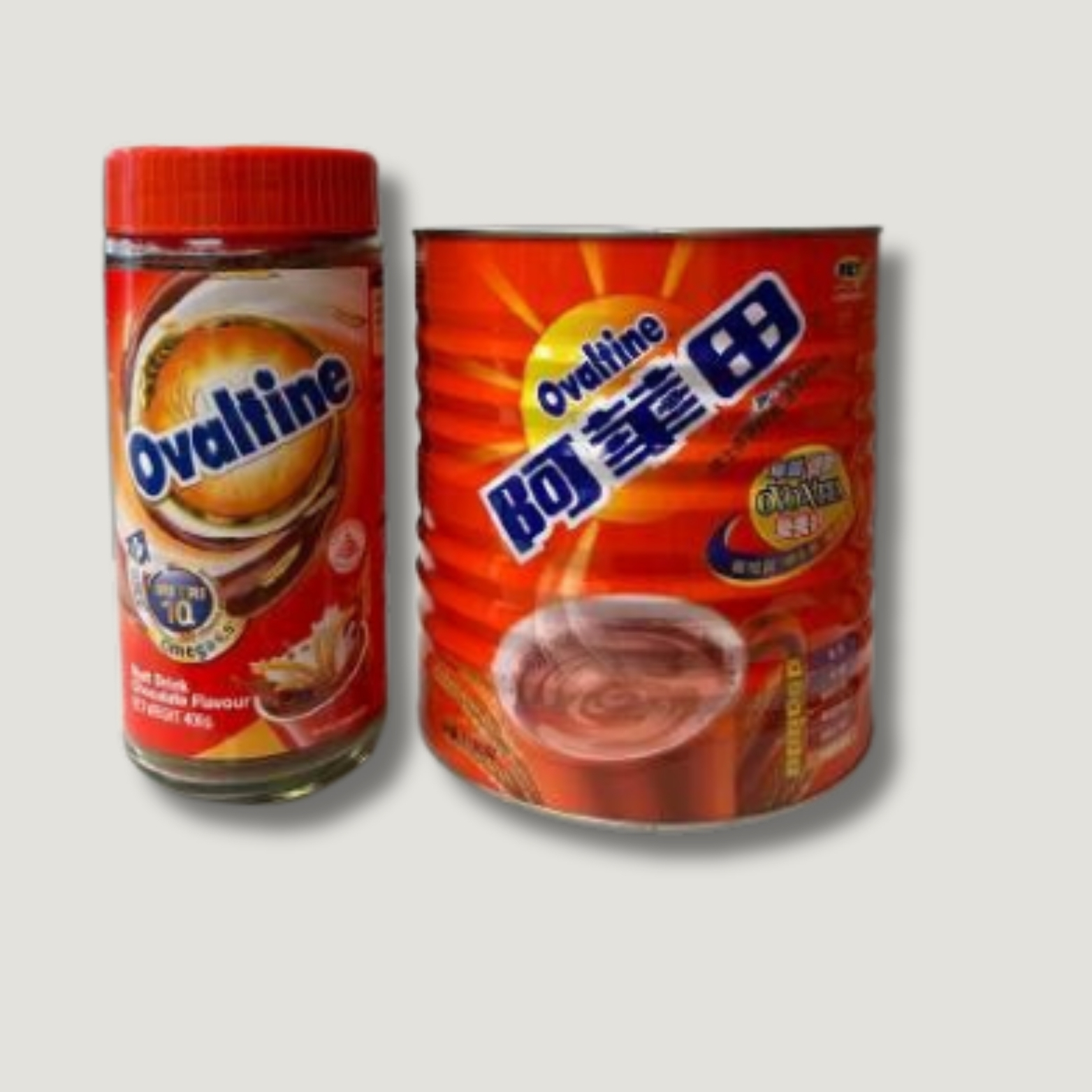 Ovaltine Beverage Containers