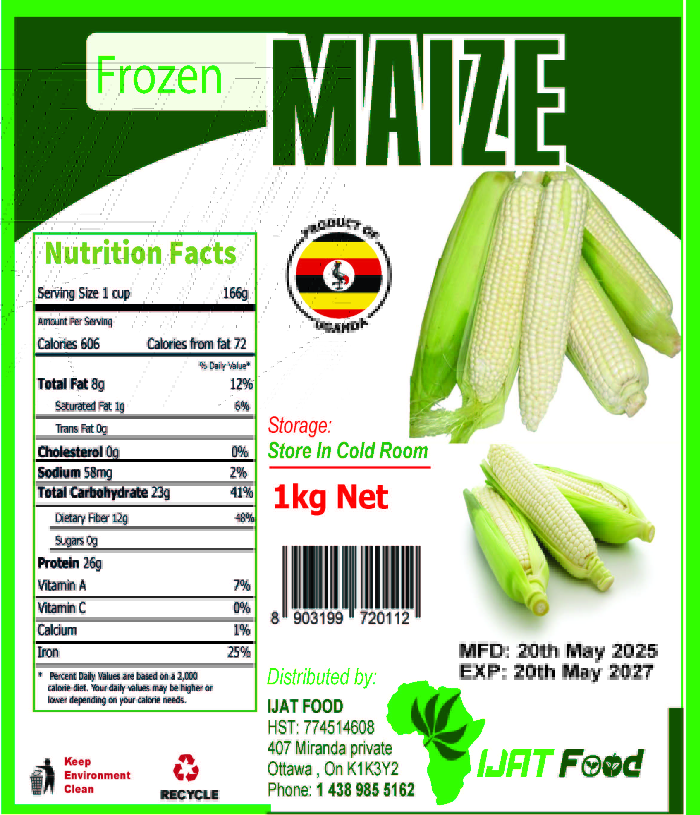 Frozen Maize