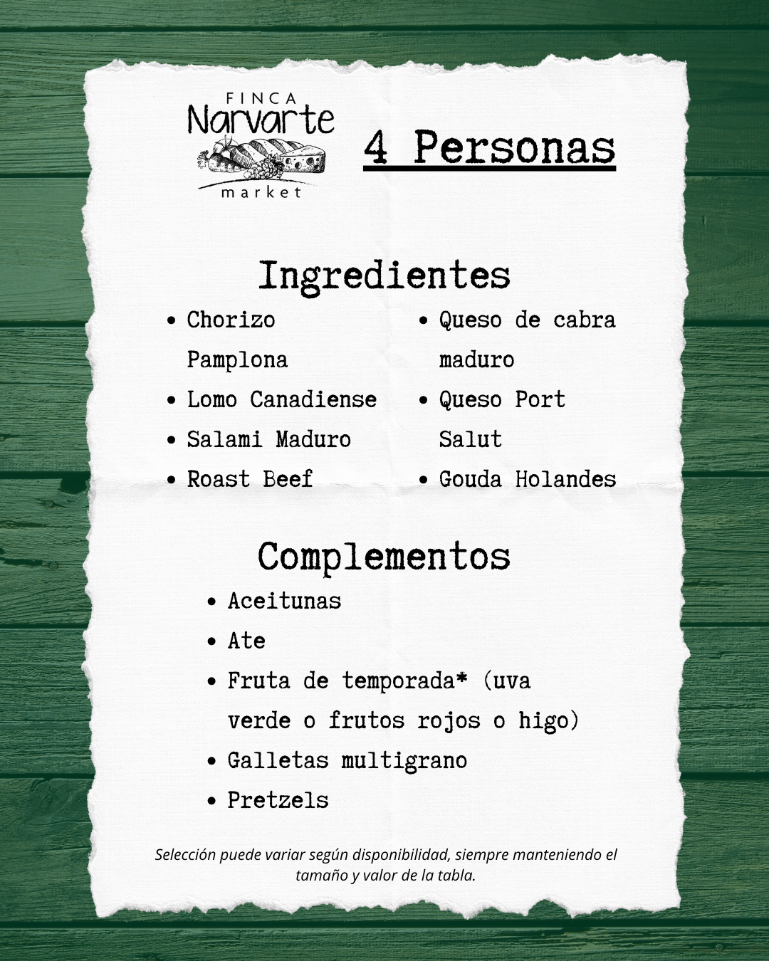 Tabla de carnes y quesos