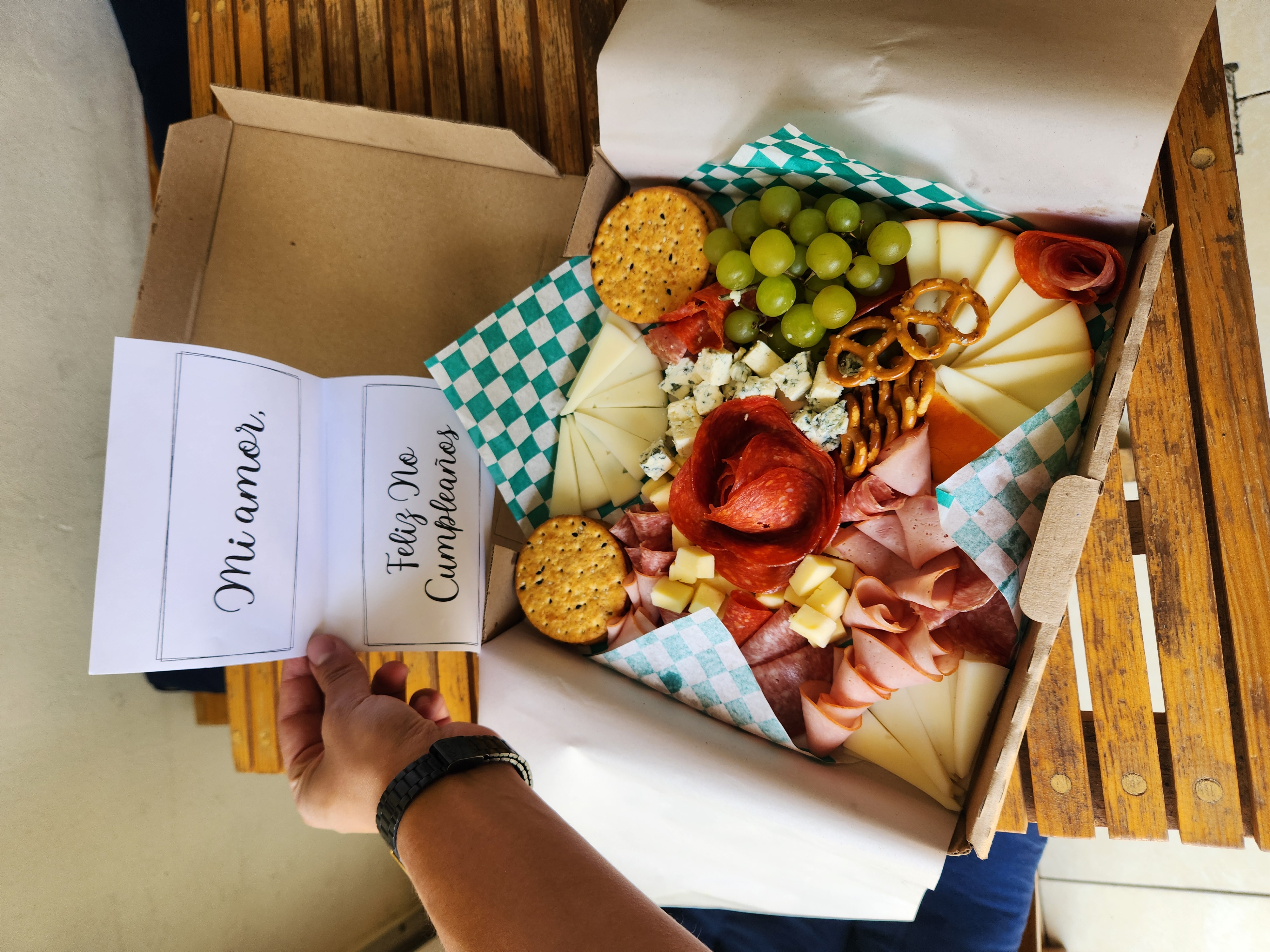 Tabla de carnes y quesos