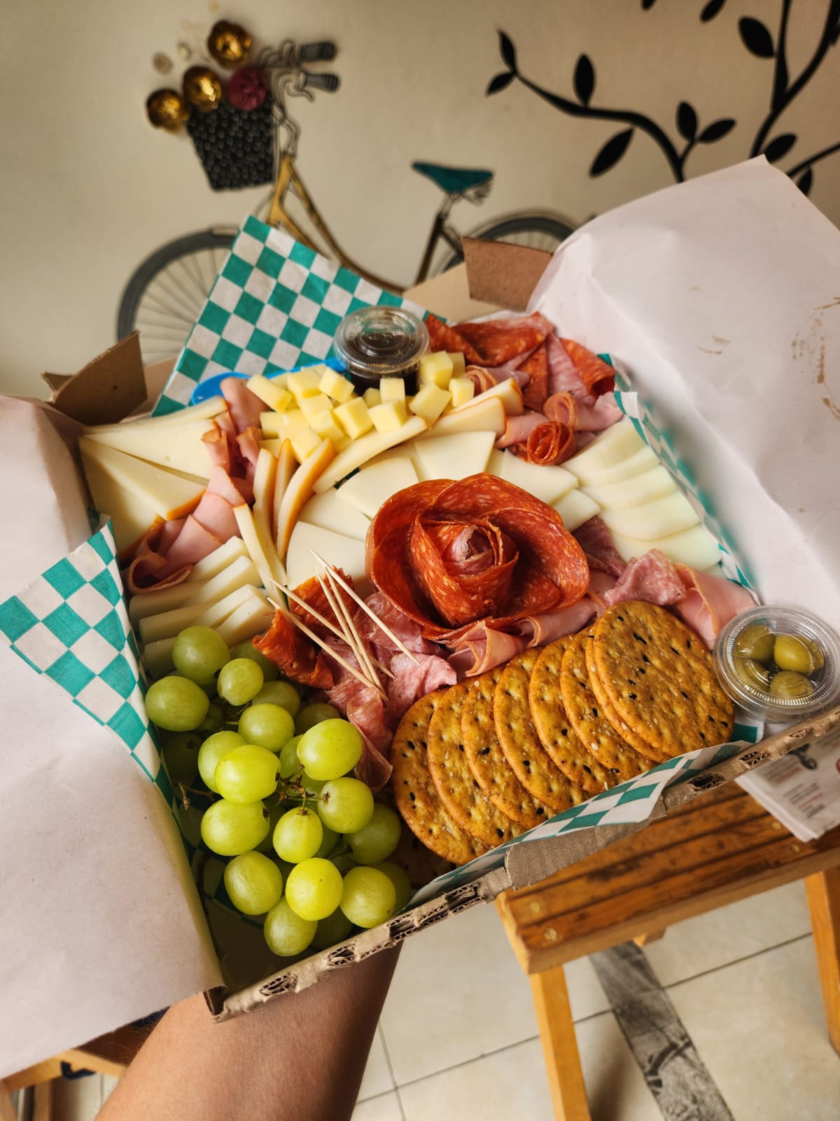 Tabla de carnes y quesos