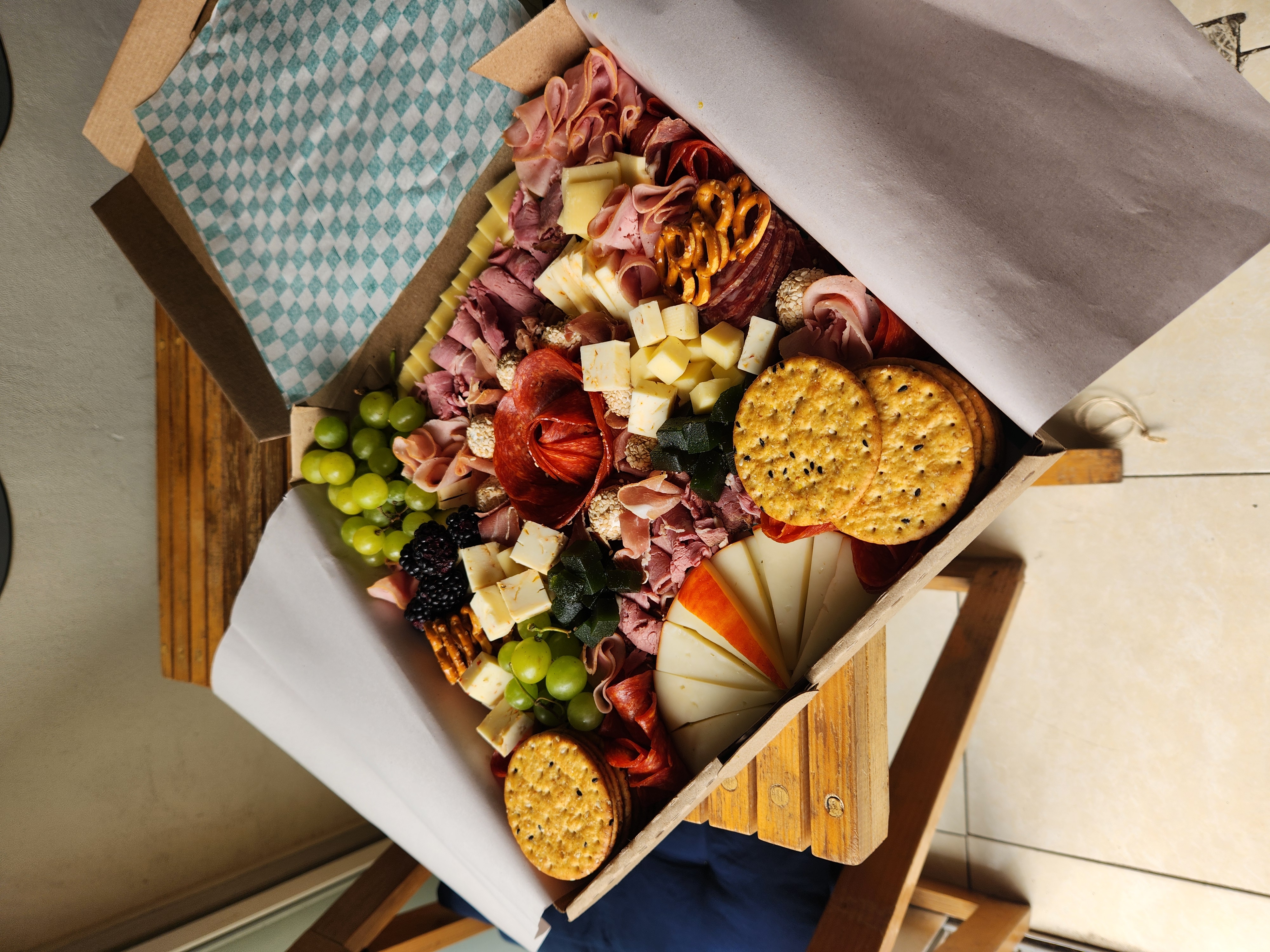 Tabla de carnes y quesos