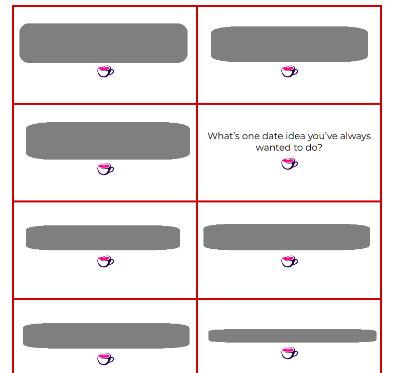 Dating Conversation Printable Cards