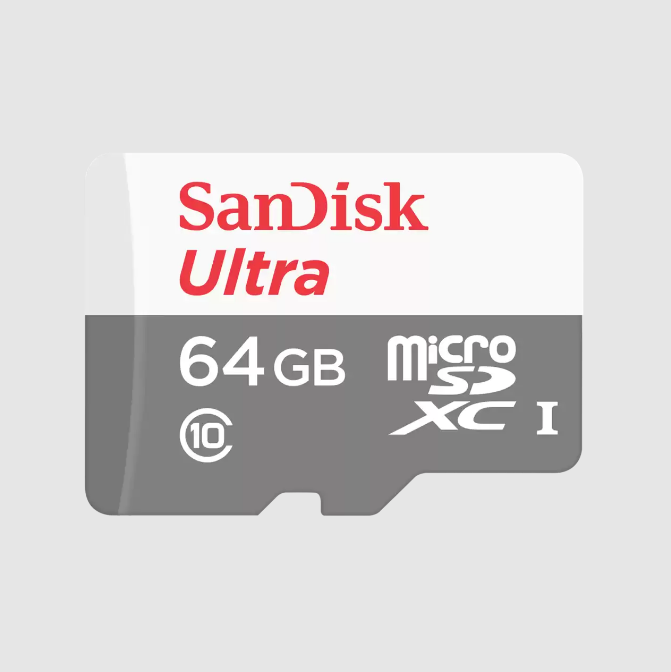 Cartão MicroSD SanDisk Ultra 64GB