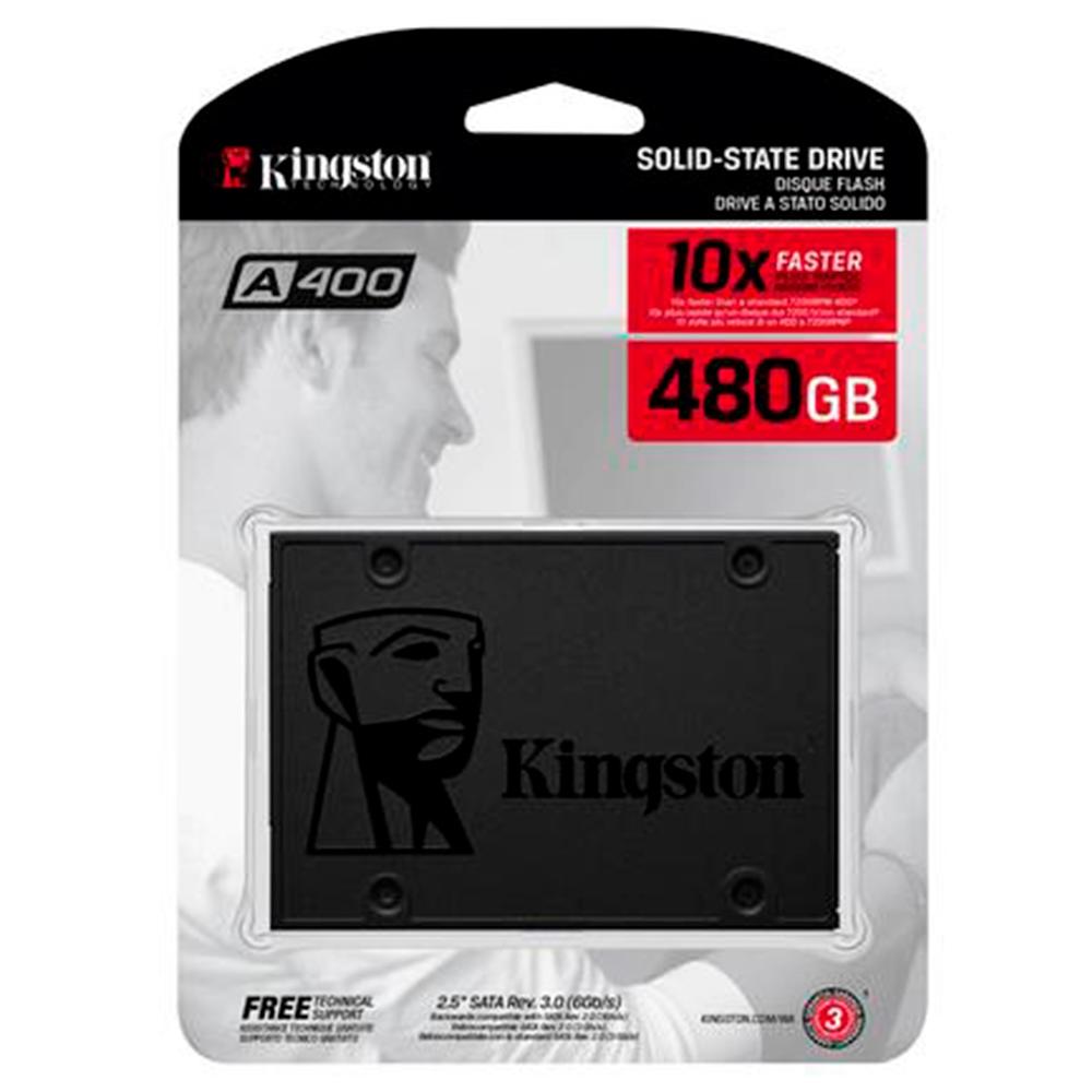SSD Kingston 480 GB SATA3 2 5 Cor Preto