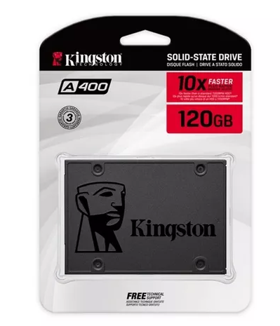 SSD Kingston 120 GB SATA3 2 5 Cor Preto