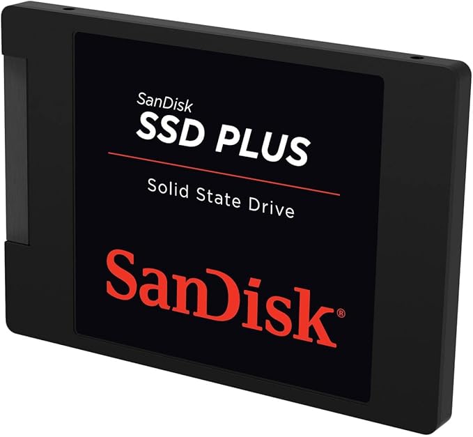 SanDisk SSD Plus SSD interno - SATA III 6 Gb/s. 2.57 mm. até 530 MB/s  SSD. 2TB