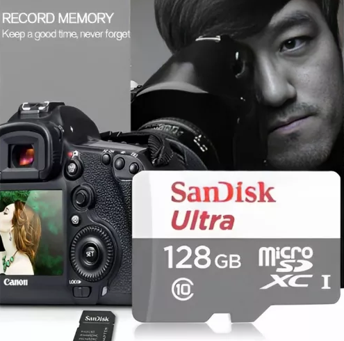 Cartão MicroSD SanDisk Ultra 128GB