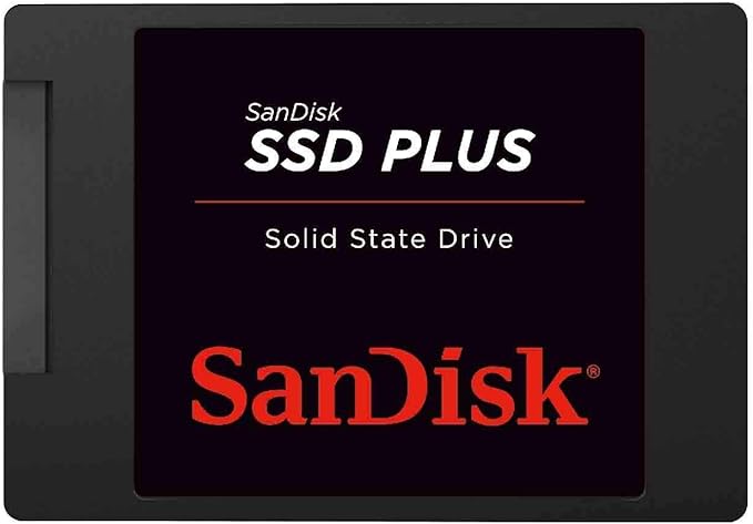 SanDisk SSD Plus SSD interno - SATA III 6 Gb/s. 2.57 mm. até 530 MB/s  SSD. 1TB
