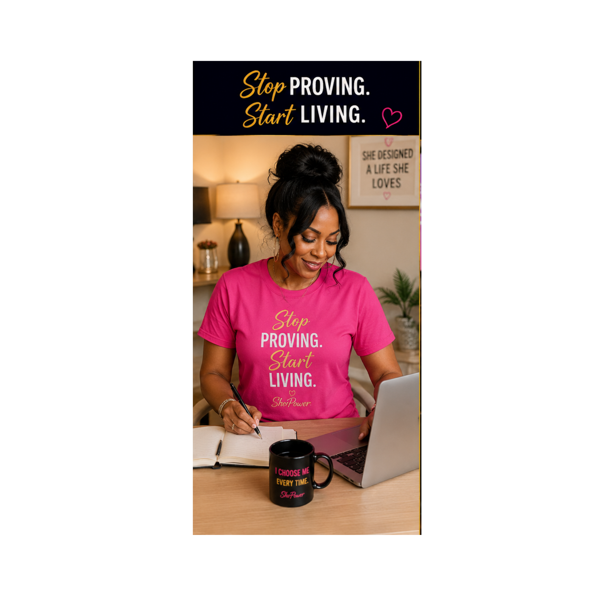 Stop Proving Start Living T-Shirt