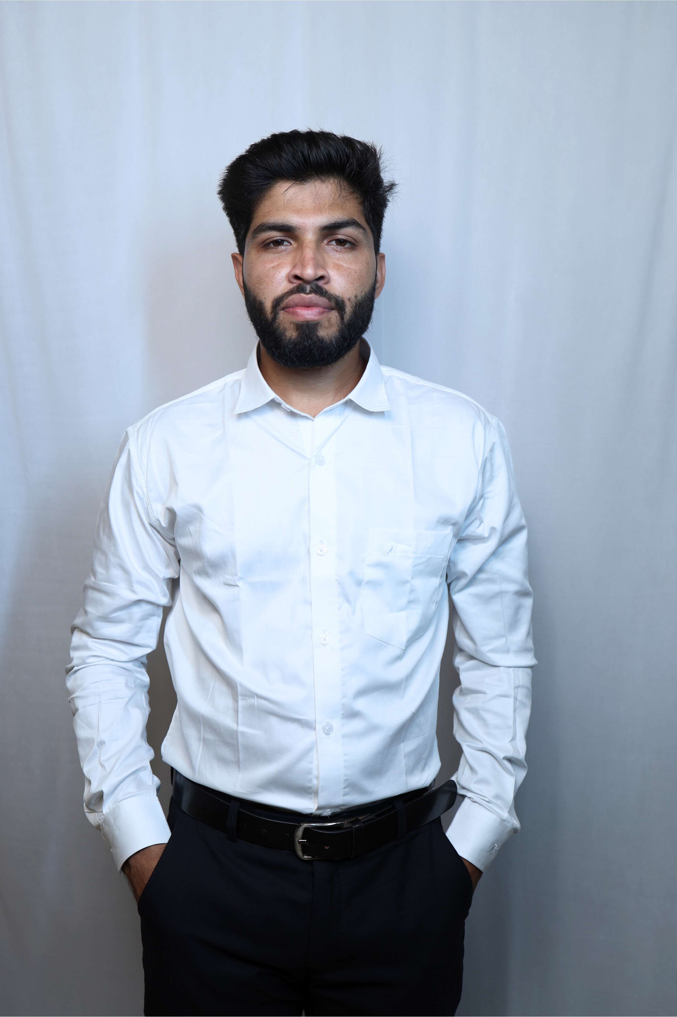 Men’s White Premium Cotton Formal Shirt