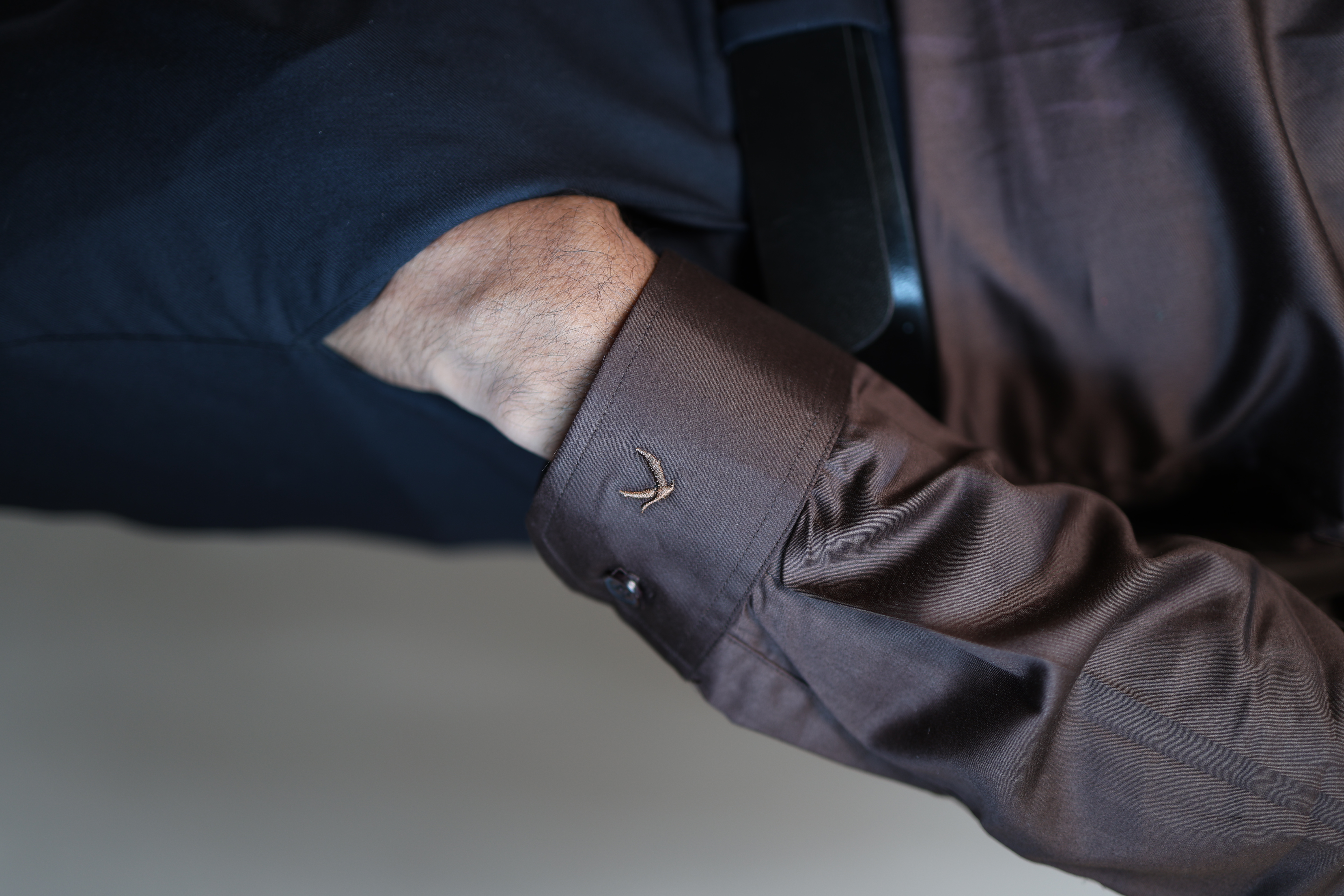Men’s Brown Premium Cotton Formal Shirt