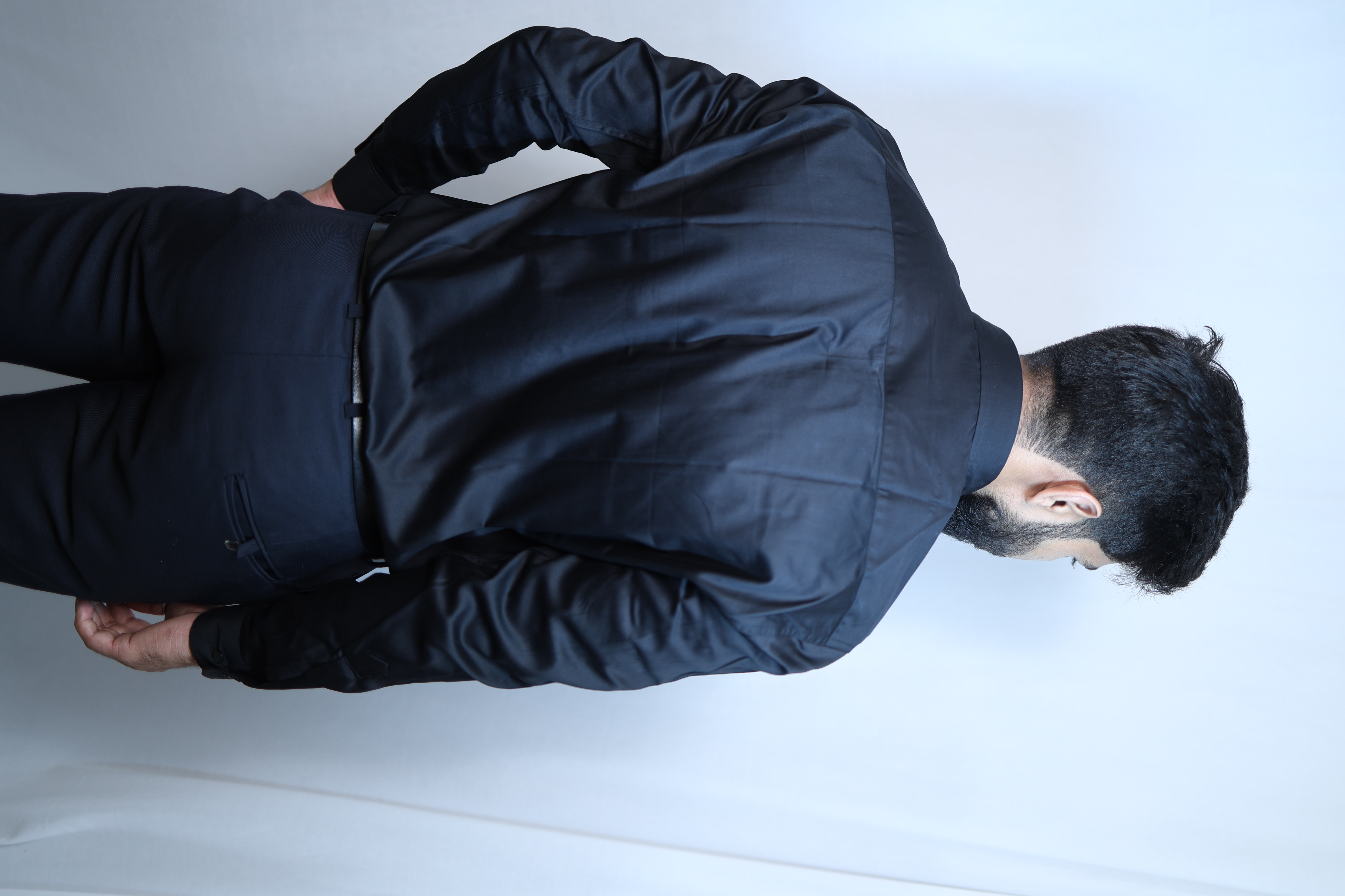  Men’s Black Premium Cotton Formal Shirt