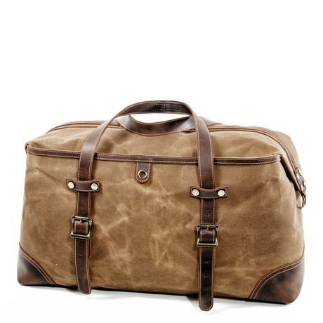 Canvas and Leather Duffel Bag Premium Duffle Bag Factory for Personalized Travel Bags