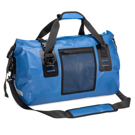 Blue Duffel Bag Travel Duffle Bag with Compartments – OEM & ODM Support