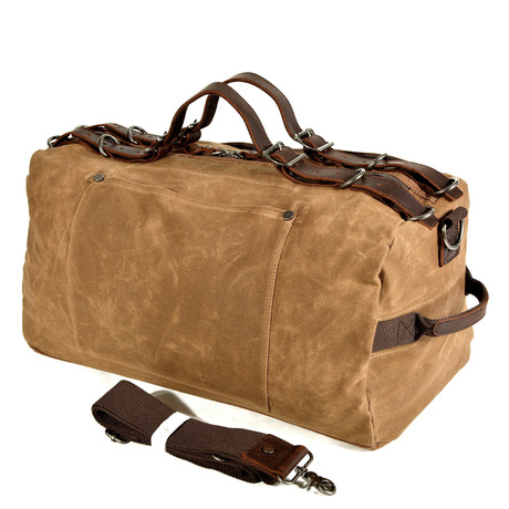 Canvas Duffel Bag Heavy Duty Canvas Duffle Bag with Logo for Outdoor Travel