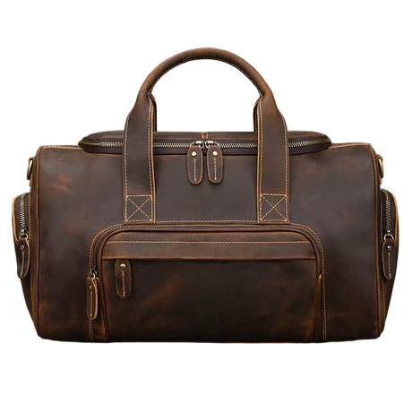 Leather Weekend Travel Bag Branded Carry-On Travel Duffle Bag for Global Shipping
