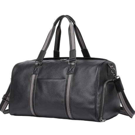 Leather Travel Duffel Bag Branded Travel Duffle Bag with Shoe Compartment OEM