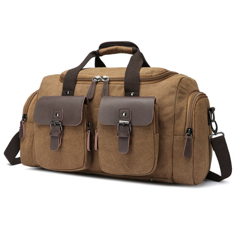 Personalized Canvas Weekend Duffle Bag – High-End Custom Logo Printing