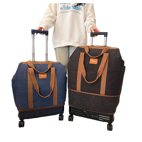 Large Capacity Rolling OEM Expandable Rolling Luggage Duffle Bag – Ideal for Sports & Gym Brands