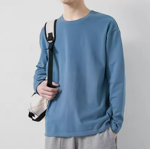 Blue Long-Sleeve Shirt