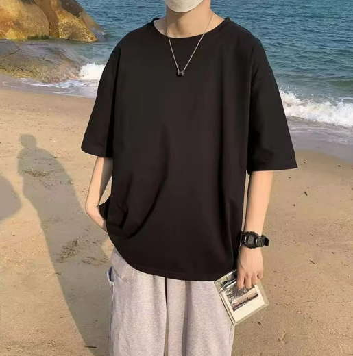 Black Casual T-Shirt