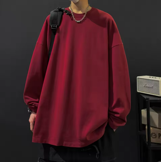 Oversized Red Sweatshirt