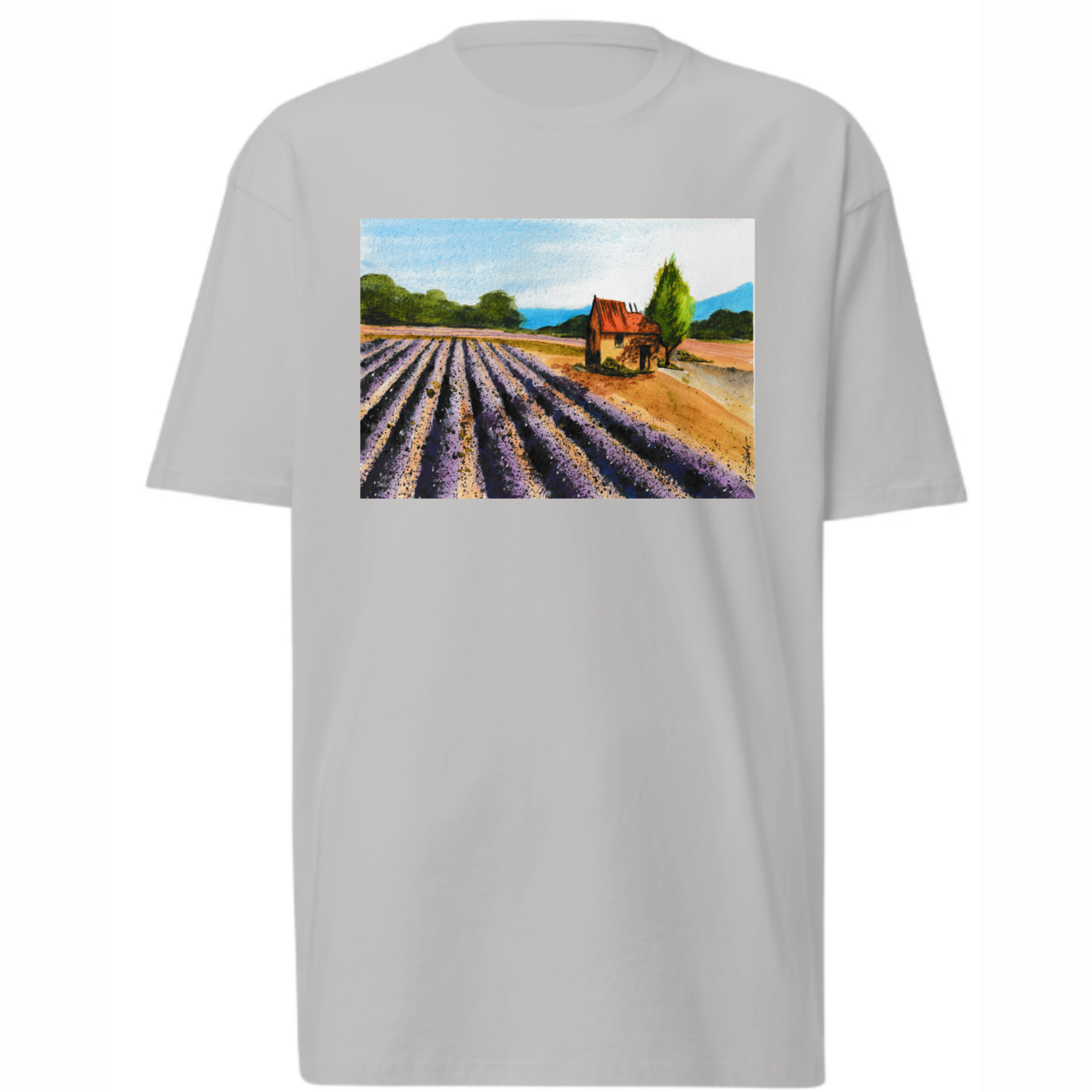 Plowed field and a Home